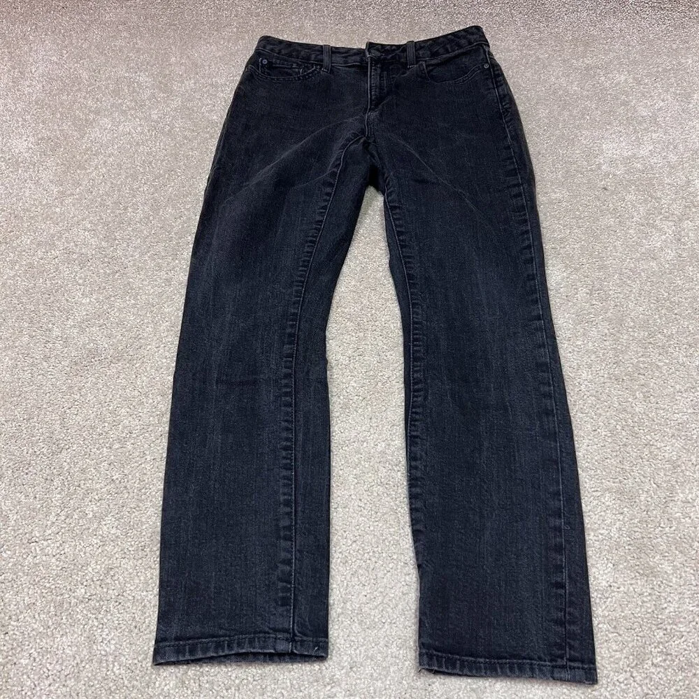 Gap High Rise Skinny Jeans Women’s Black Pockets Size 27 Short - Picture 5 of 13